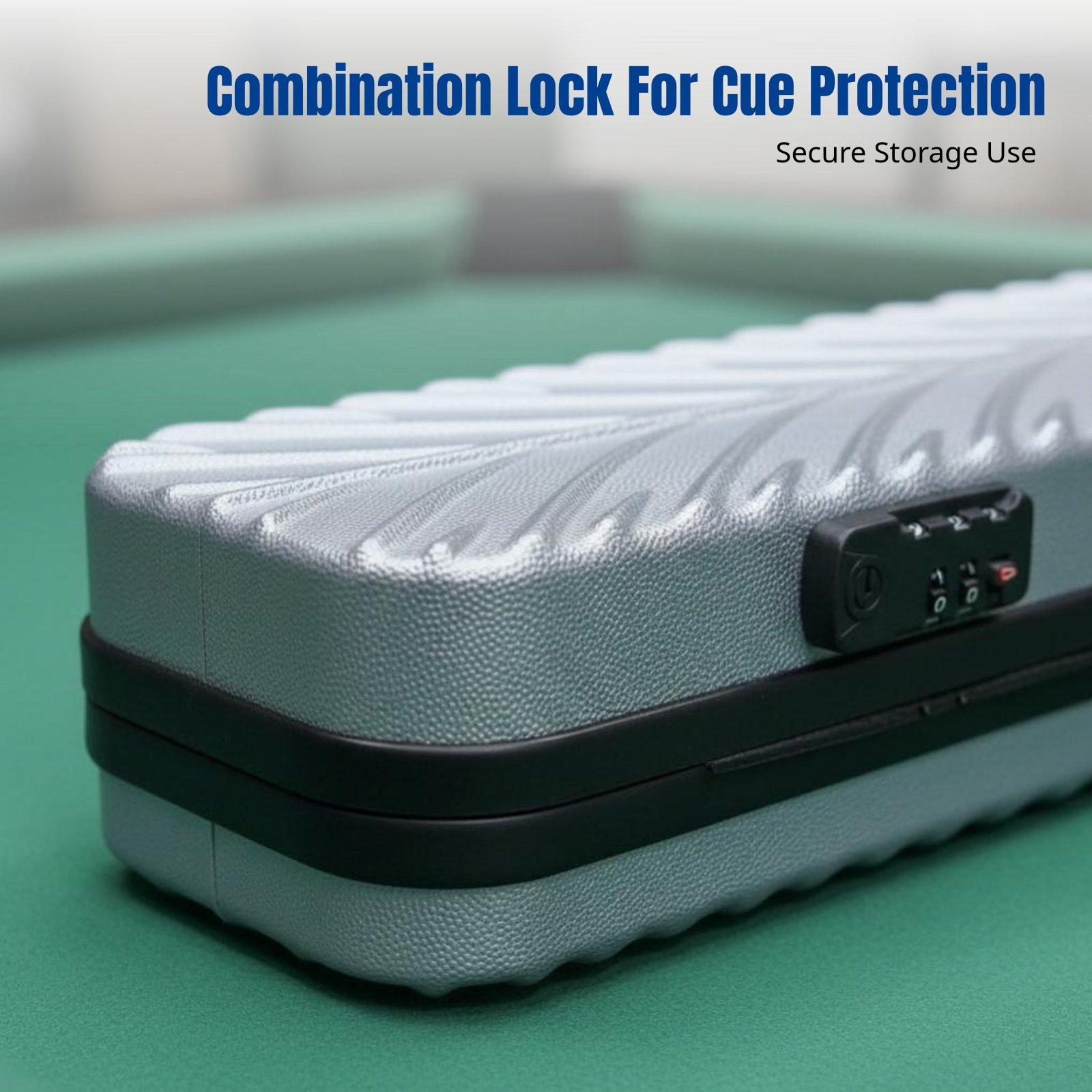 Billiard Cue Case, Large Head, - Backpack Lock Combo 评论和价格