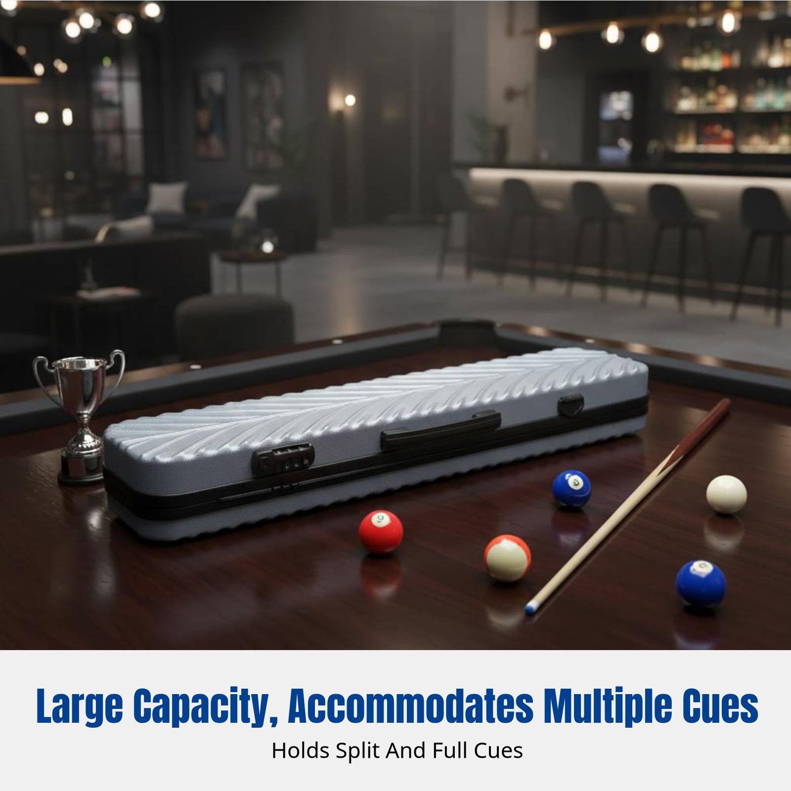 Billiard Cue Case, Large Head, - Backpack Lock Combo 评论和价格