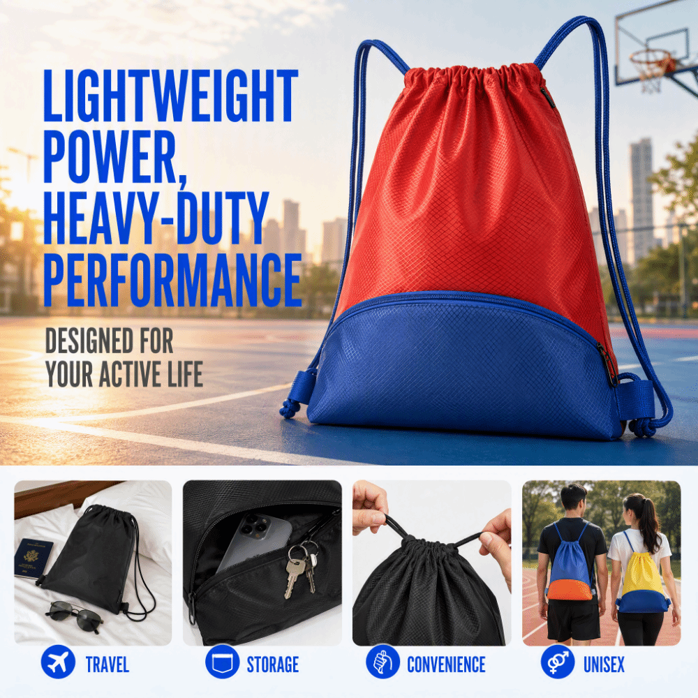 Large capacity Sports Drawstri - Drawstring Gym Bag 评论和价格