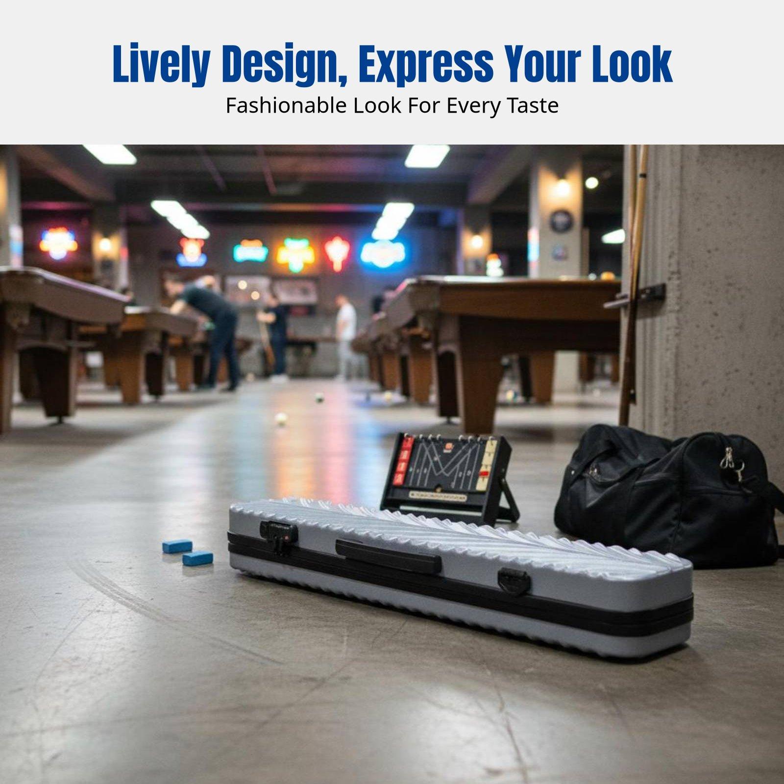 Billiard Cue Case, Large Head, - Backpack Lock Combo 评论和价格