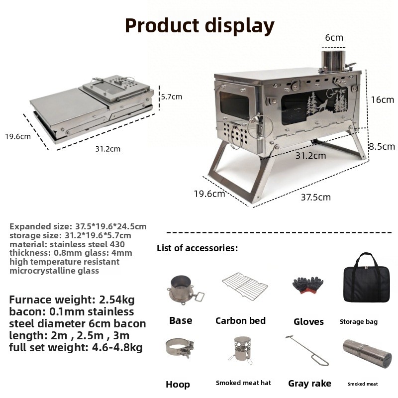 Stainless Steel Foldable Porta - Foldable Backpack Small 评论和价格