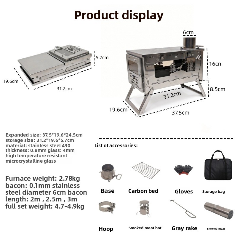 Stainless Steel Foldable Porta - Foldable Backpack Small 评论和价格