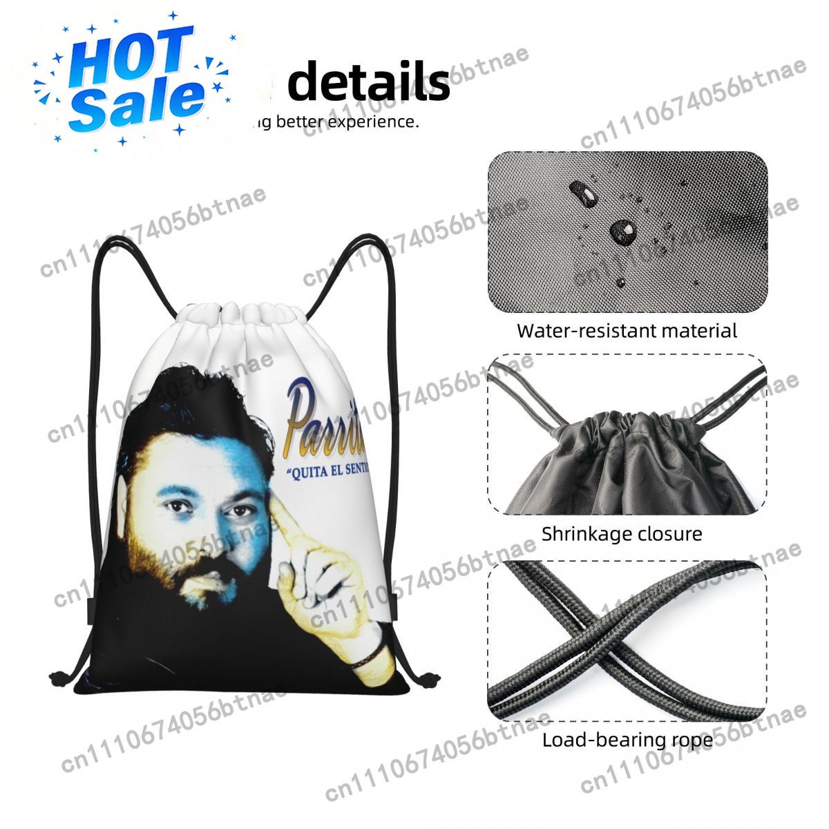 Custom Vicente De Castro Parri - Drawstring Gym Bag 评论和价格